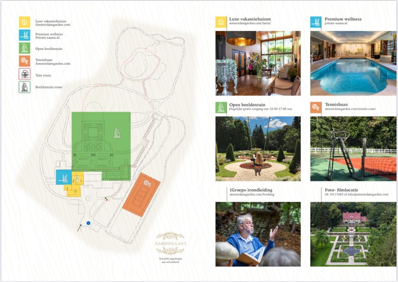 לארן Amsterdamgarden - Stunning Garden Villa With Pool Close To Amsterdam מראה חיצוני תמונה